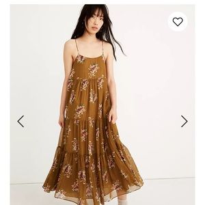 Madewell Cami Tier MIDI dress
